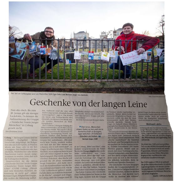 am 14.12.2020 in der Neuen Presse